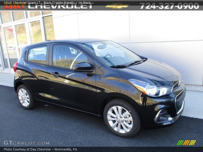 Black Granite Metallic / Jet Black 2016 Chevrolet Spark LT