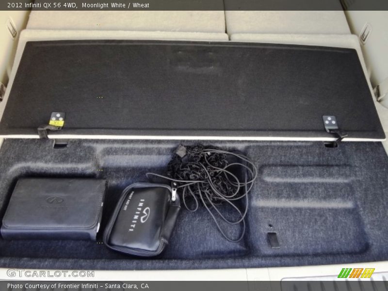 Moonlight White / Wheat 2012 Infiniti QX 56 4WD