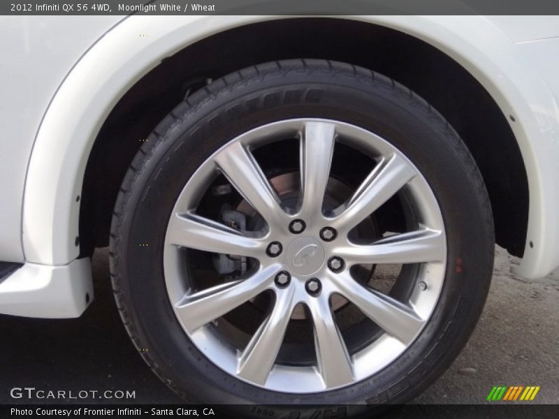 Moonlight White / Wheat 2012 Infiniti QX 56 4WD