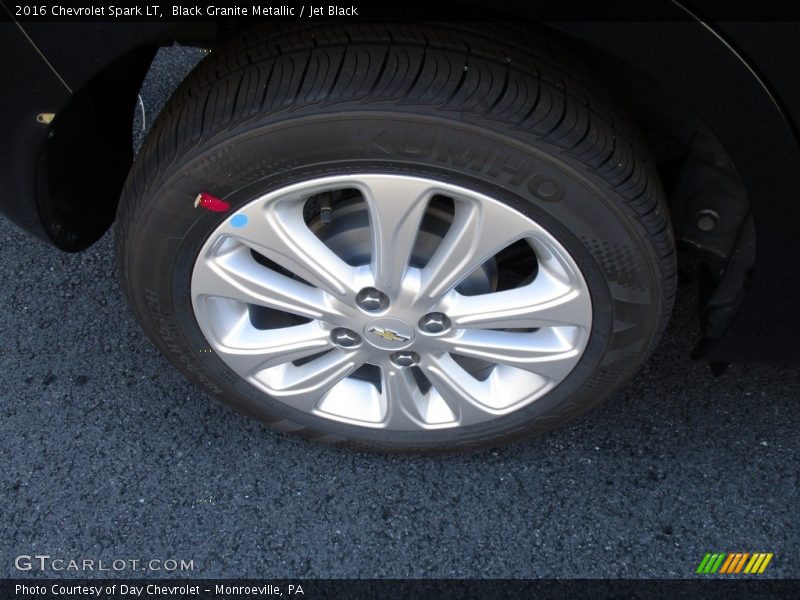 Black Granite Metallic / Jet Black 2016 Chevrolet Spark LT