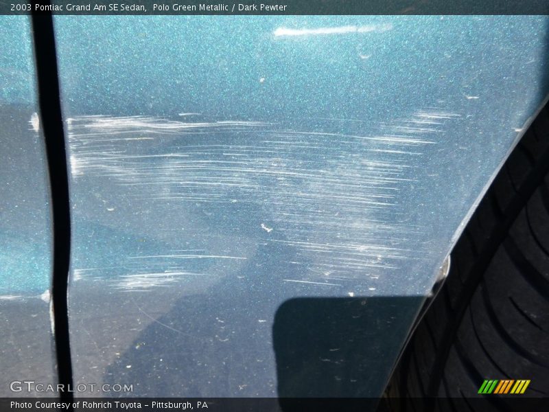 Polo Green Metallic / Dark Pewter 2003 Pontiac Grand Am SE Sedan