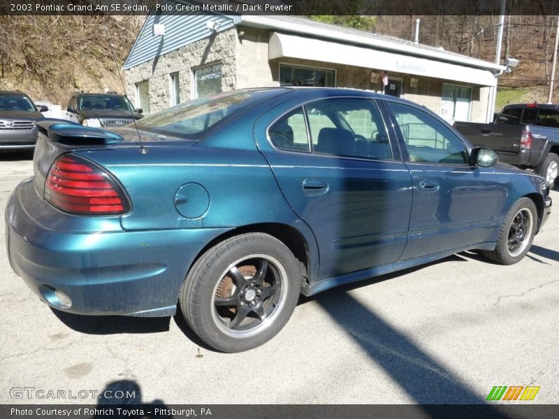 Polo Green Metallic / Dark Pewter 2003 Pontiac Grand Am SE Sedan