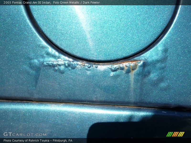 Polo Green Metallic / Dark Pewter 2003 Pontiac Grand Am SE Sedan