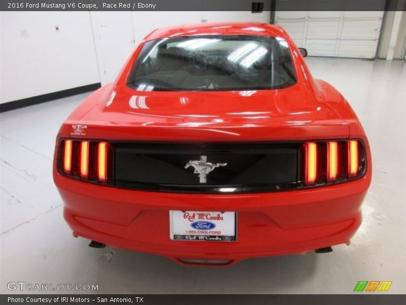 Race Red / Ebony 2016 Ford Mustang V6 Coupe