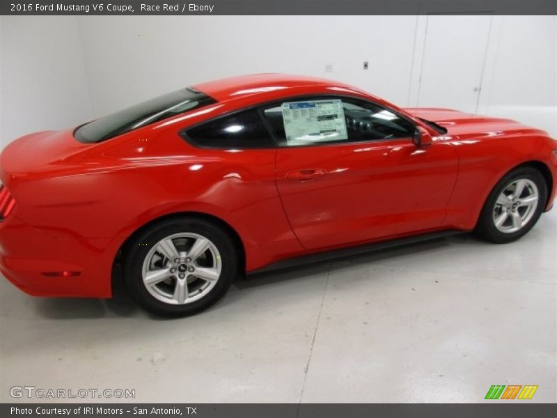Race Red / Ebony 2016 Ford Mustang V6 Coupe