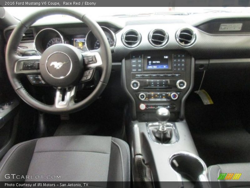 Race Red / Ebony 2016 Ford Mustang V6 Coupe