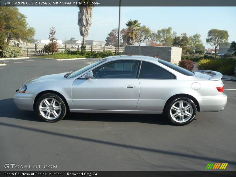 Satin Silver Metallic / Ebony 2003 Acura CL 3.2 Type S