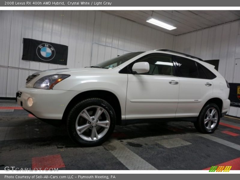 Crystal White / Light Gray 2008 Lexus RX 400h AWD Hybrid