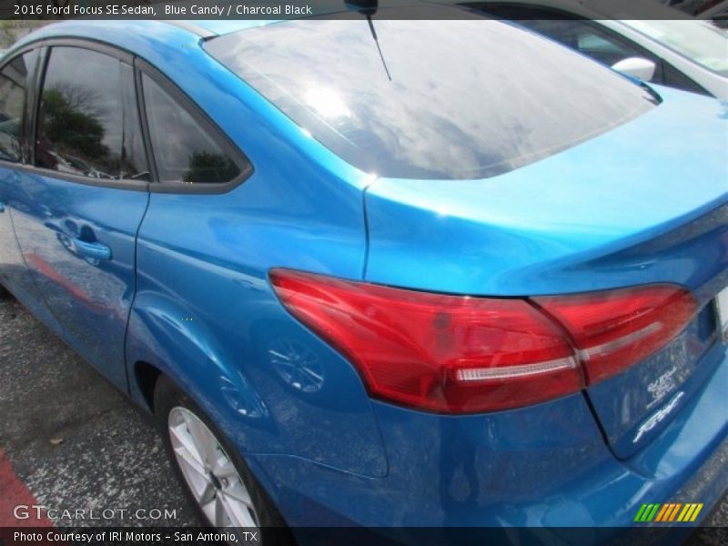 Blue Candy / Charcoal Black 2016 Ford Focus SE Sedan