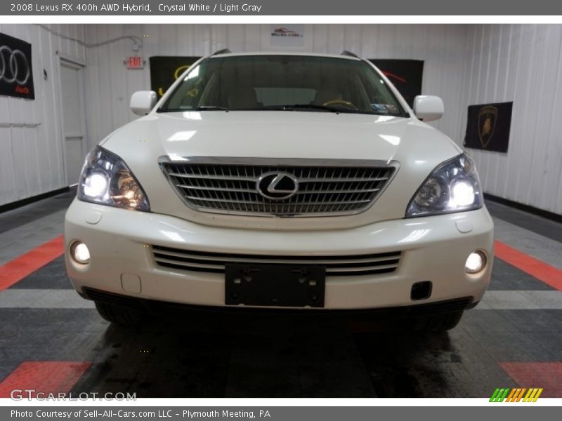 Crystal White / Light Gray 2008 Lexus RX 400h AWD Hybrid