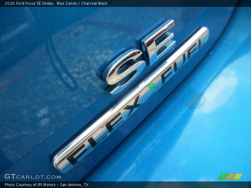 Blue Candy / Charcoal Black 2016 Ford Focus SE Sedan
