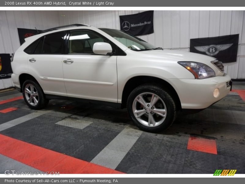 Crystal White / Light Gray 2008 Lexus RX 400h AWD Hybrid
