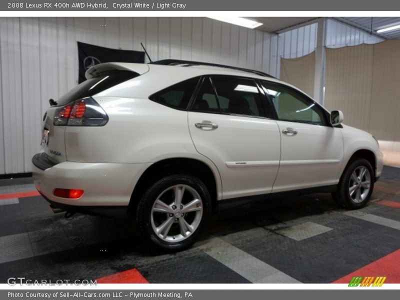 Crystal White / Light Gray 2008 Lexus RX 400h AWD Hybrid