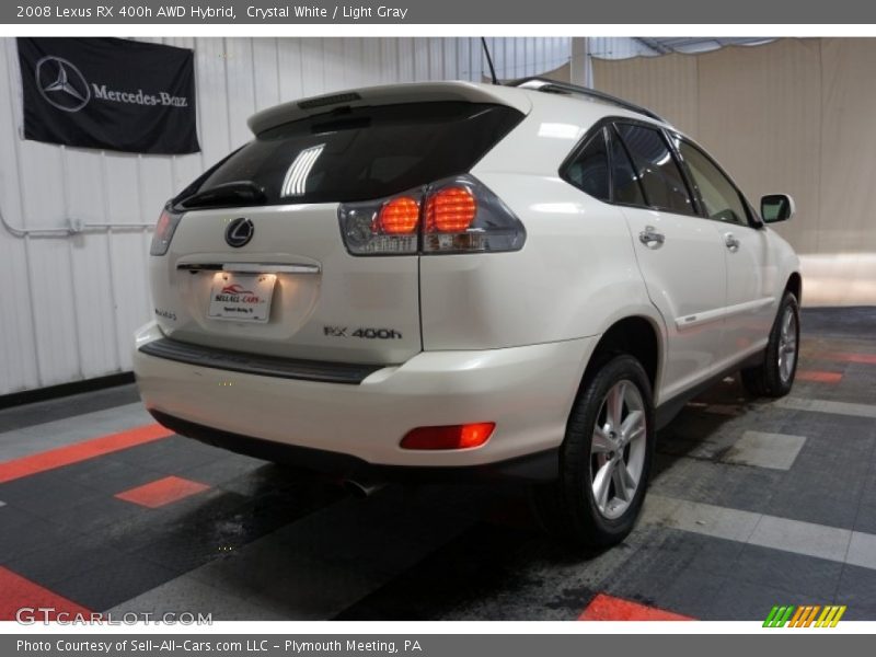 Crystal White / Light Gray 2008 Lexus RX 400h AWD Hybrid