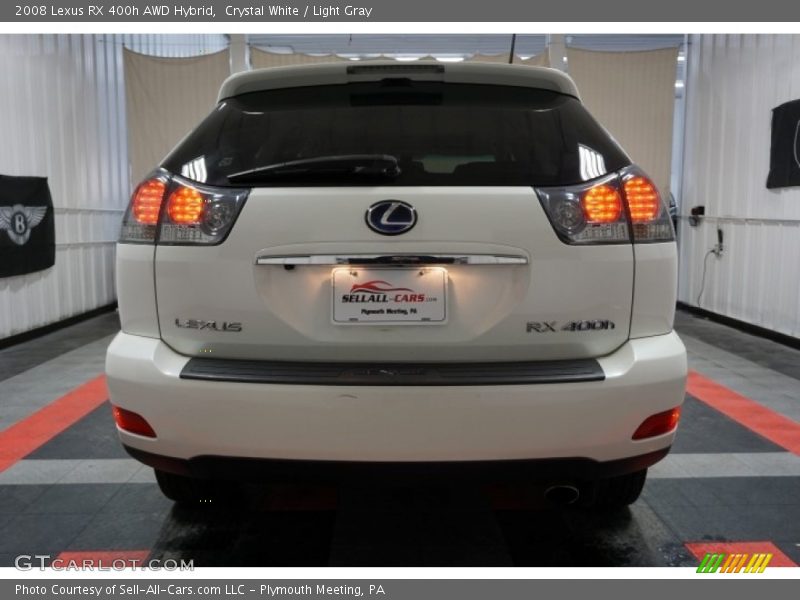 Crystal White / Light Gray 2008 Lexus RX 400h AWD Hybrid
