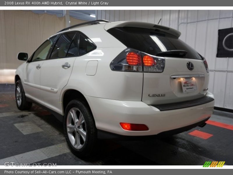 Crystal White / Light Gray 2008 Lexus RX 400h AWD Hybrid