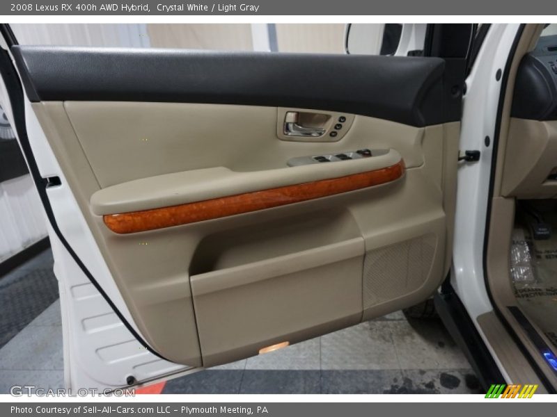 Crystal White / Light Gray 2008 Lexus RX 400h AWD Hybrid