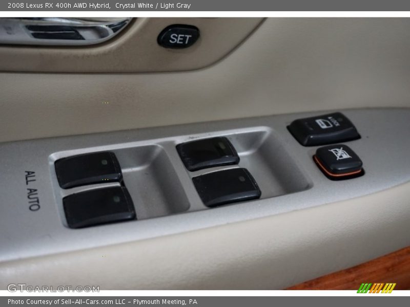 Crystal White / Light Gray 2008 Lexus RX 400h AWD Hybrid