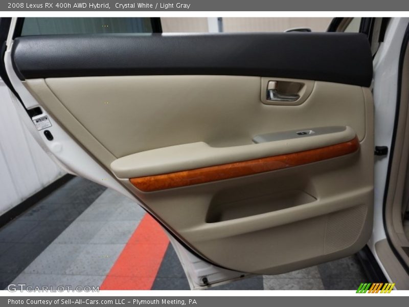 Crystal White / Light Gray 2008 Lexus RX 400h AWD Hybrid