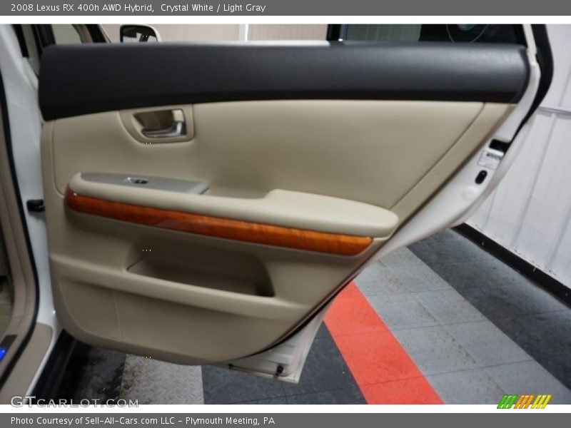Crystal White / Light Gray 2008 Lexus RX 400h AWD Hybrid