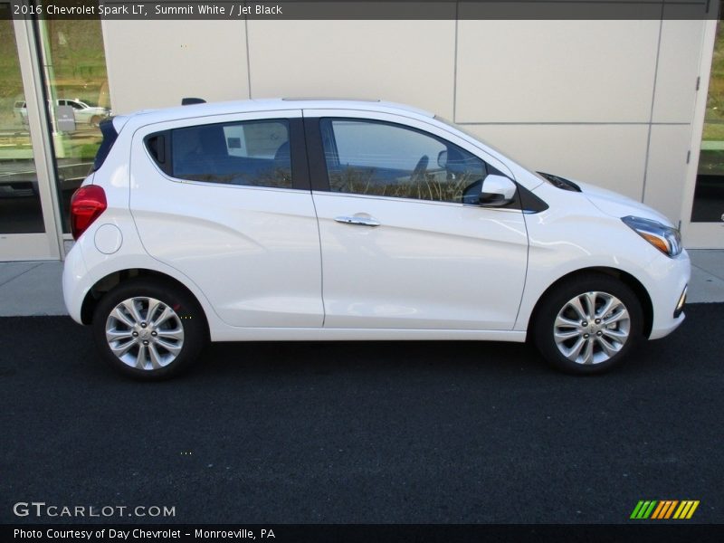 Summit White / Jet Black 2016 Chevrolet Spark LT