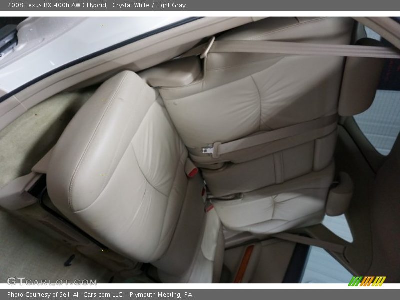 Crystal White / Light Gray 2008 Lexus RX 400h AWD Hybrid