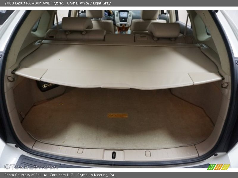Crystal White / Light Gray 2008 Lexus RX 400h AWD Hybrid