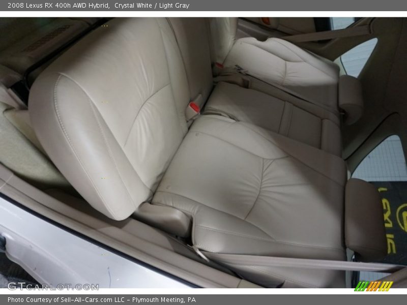 Crystal White / Light Gray 2008 Lexus RX 400h AWD Hybrid