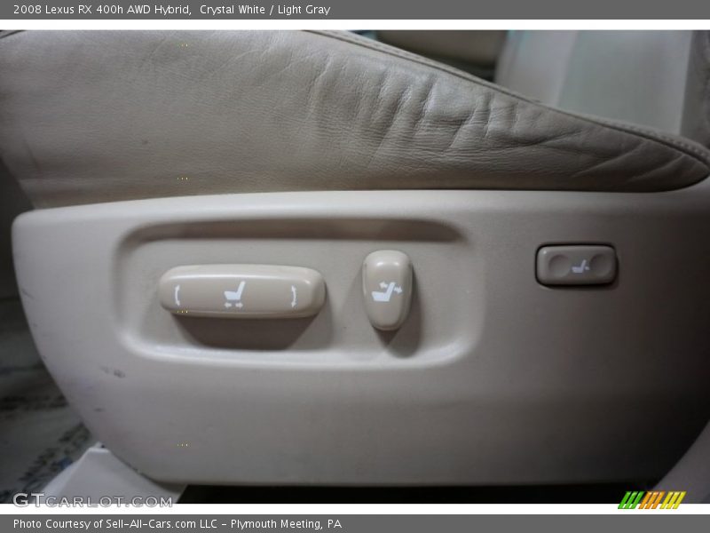 Crystal White / Light Gray 2008 Lexus RX 400h AWD Hybrid