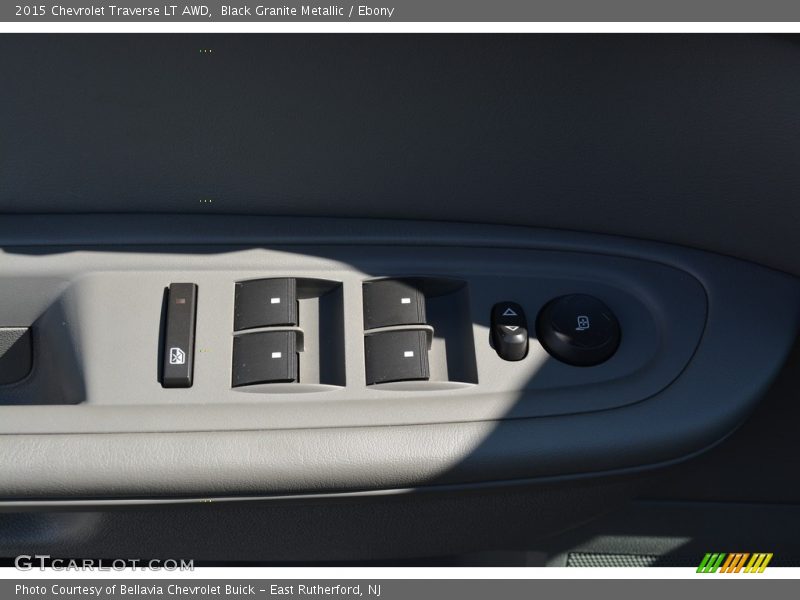 Black Granite Metallic / Ebony 2015 Chevrolet Traverse LT AWD