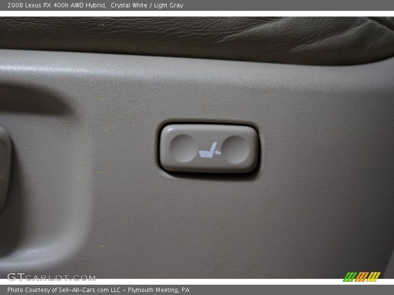 Crystal White / Light Gray 2008 Lexus RX 400h AWD Hybrid