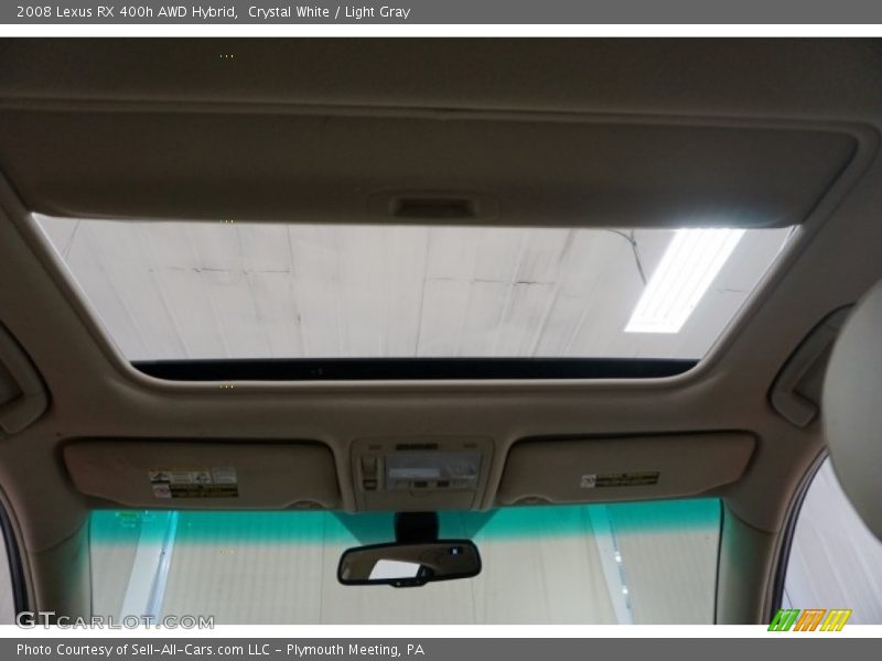 Crystal White / Light Gray 2008 Lexus RX 400h AWD Hybrid