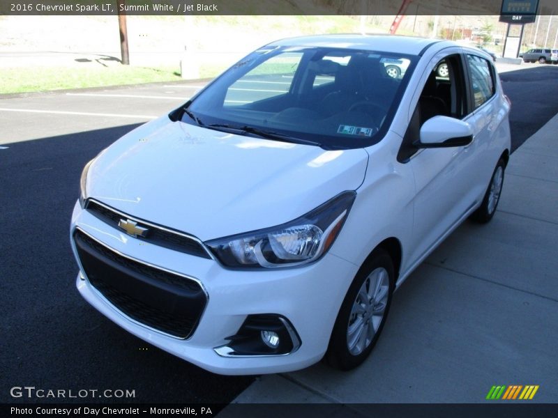 Summit White / Jet Black 2016 Chevrolet Spark LT