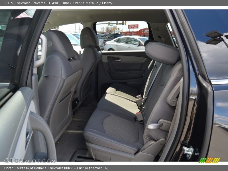 Black Granite Metallic / Ebony 2015 Chevrolet Traverse LT AWD