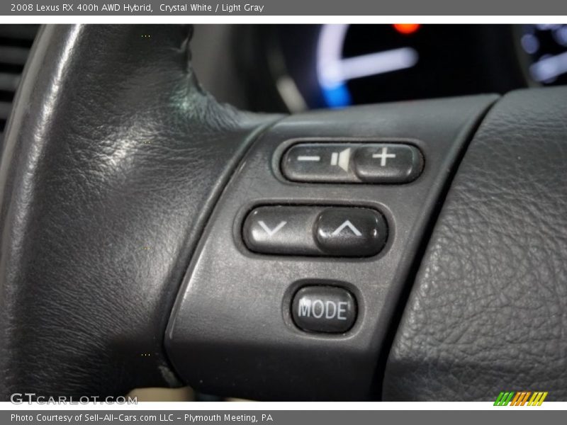 Crystal White / Light Gray 2008 Lexus RX 400h AWD Hybrid