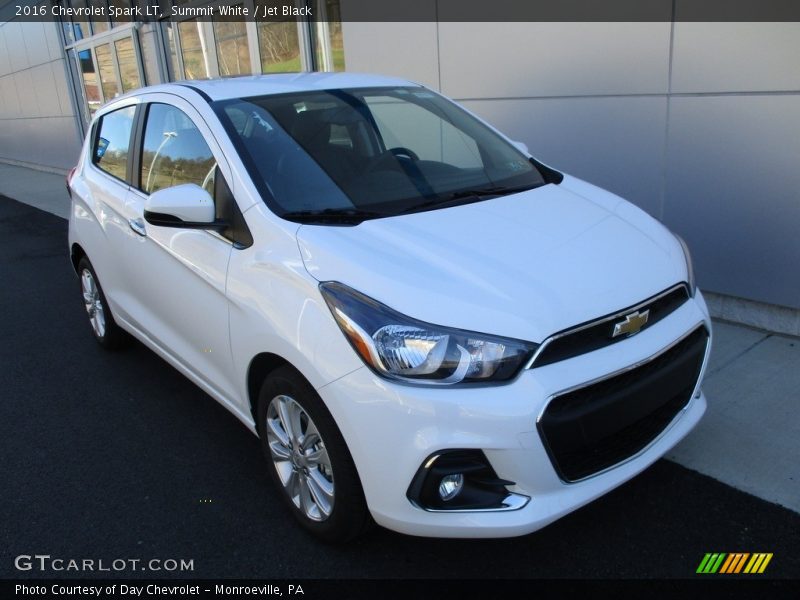 Summit White / Jet Black 2016 Chevrolet Spark LT