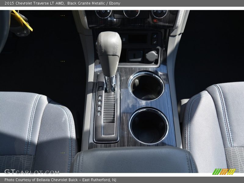 Black Granite Metallic / Ebony 2015 Chevrolet Traverse LT AWD