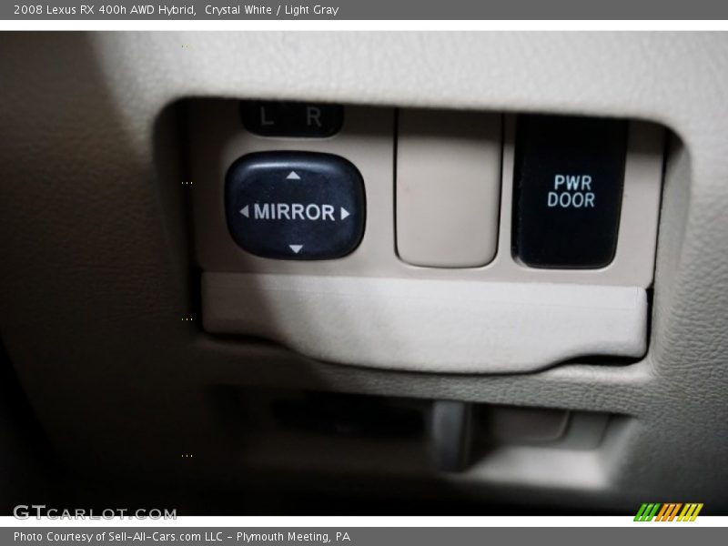 Crystal White / Light Gray 2008 Lexus RX 400h AWD Hybrid