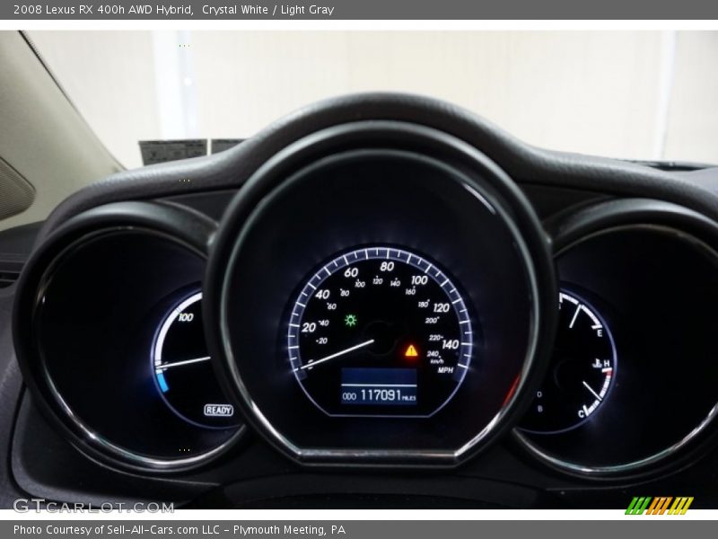 Crystal White / Light Gray 2008 Lexus RX 400h AWD Hybrid