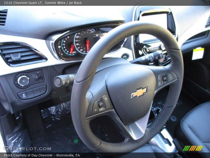 Summit White / Jet Black 2016 Chevrolet Spark LT