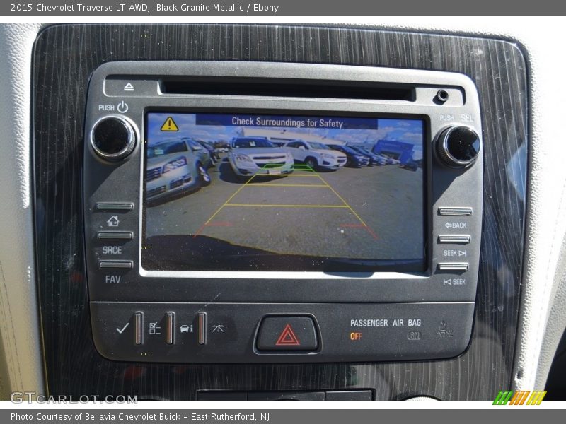 Black Granite Metallic / Ebony 2015 Chevrolet Traverse LT AWD