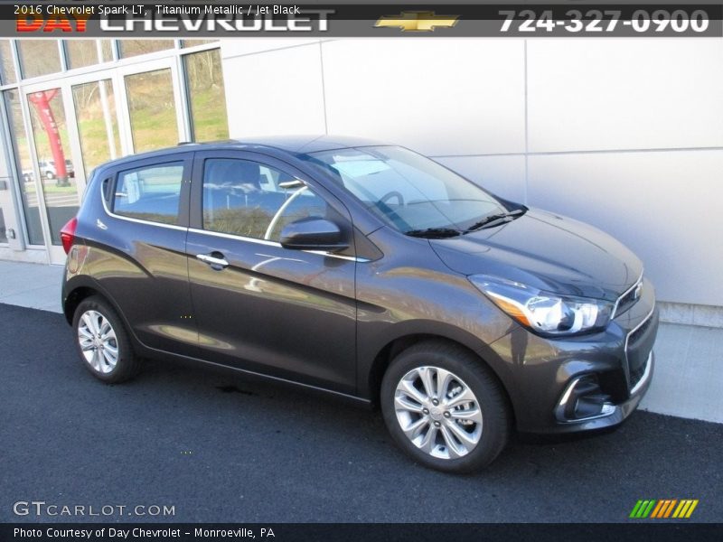 Titanium Metallic / Jet Black 2016 Chevrolet Spark LT