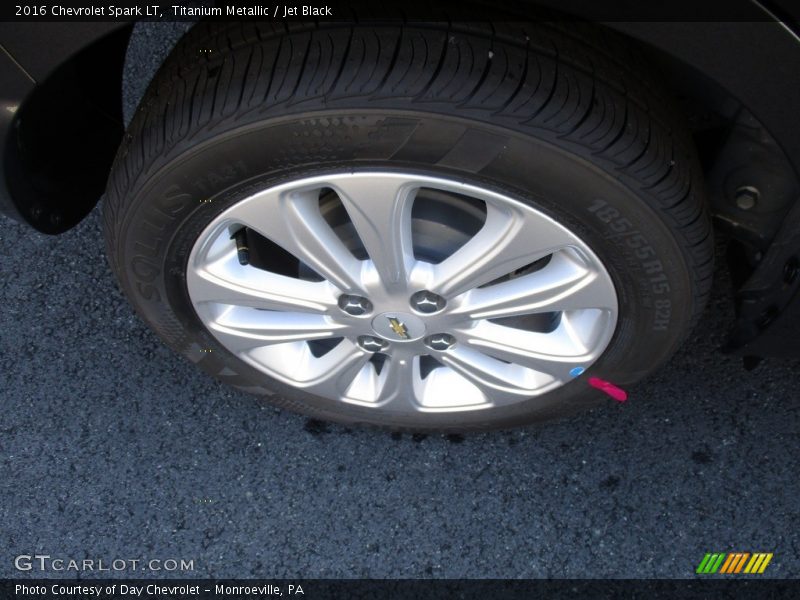 Titanium Metallic / Jet Black 2016 Chevrolet Spark LT