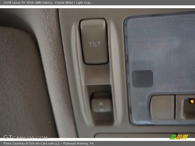 Crystal White / Light Gray 2008 Lexus RX 400h AWD Hybrid