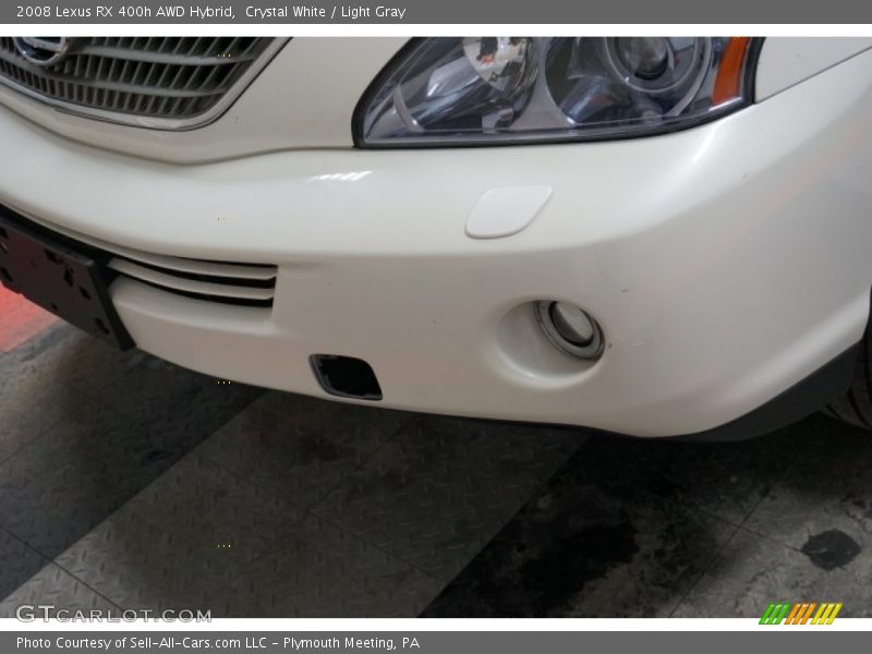 Crystal White / Light Gray 2008 Lexus RX 400h AWD Hybrid