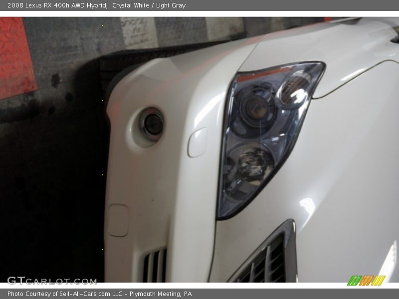 Crystal White / Light Gray 2008 Lexus RX 400h AWD Hybrid
