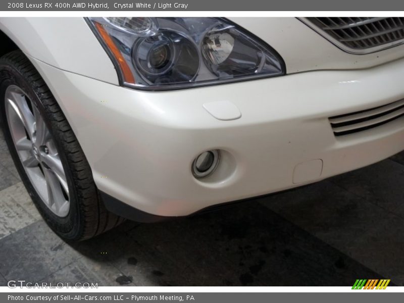 Crystal White / Light Gray 2008 Lexus RX 400h AWD Hybrid