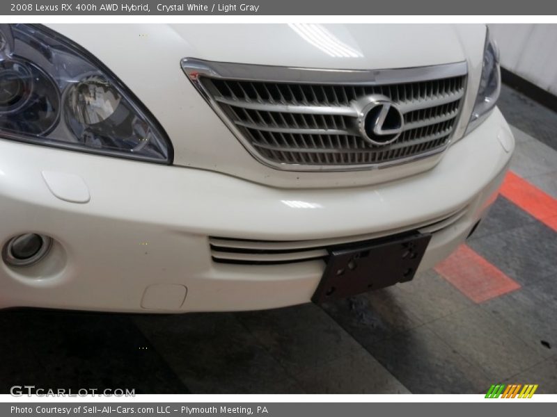 Crystal White / Light Gray 2008 Lexus RX 400h AWD Hybrid