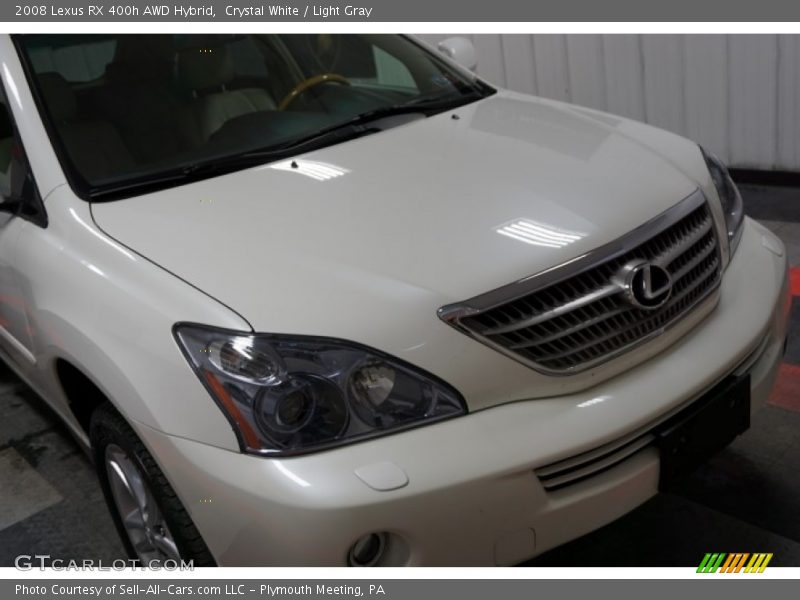 Crystal White / Light Gray 2008 Lexus RX 400h AWD Hybrid