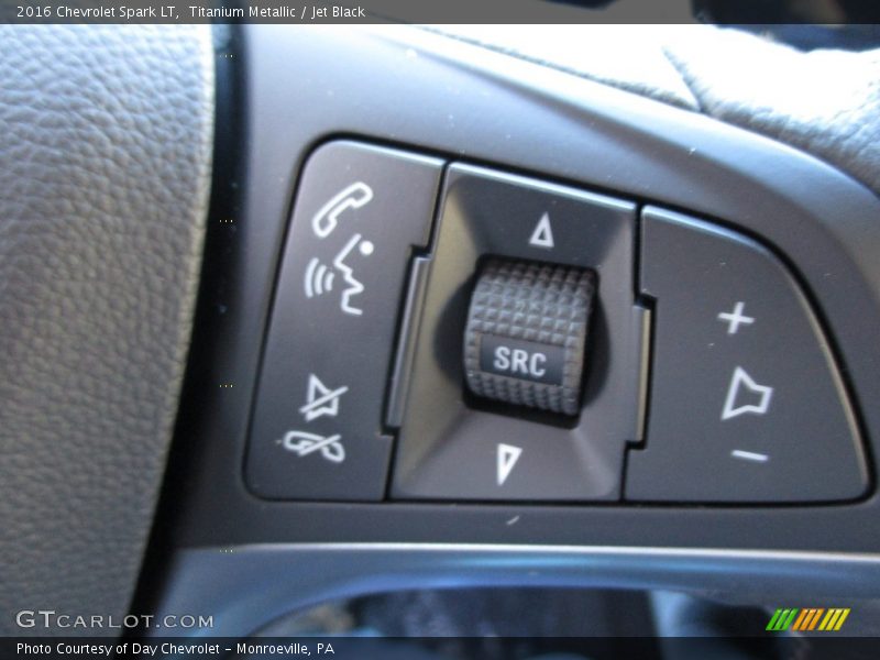 Titanium Metallic / Jet Black 2016 Chevrolet Spark LT